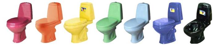 колірна гама унітазів